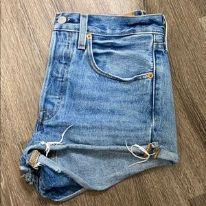 Levi’s High Rise Jean Shorts
